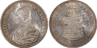 1825-S Thaler KM-1096 Dav-861 MS62