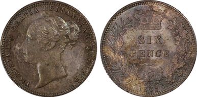 1876 6D S-3910 MS64