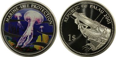 2001 $1 KM-52 Jellyfish PR69DCAM