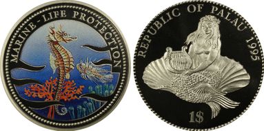 1995 $1 KM-11 Sea Horse PR70DCAM