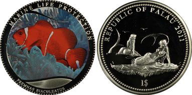 2011 $1 KM-406 Anemone PR69DCAM