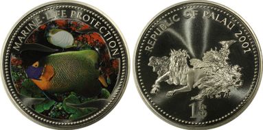 2001 $1 KM-61 Butterflyfish PR69DCAM