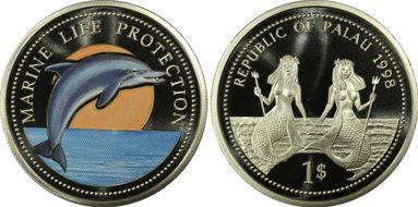 1998 $1 KM-25 Dolphin PR70DCAM