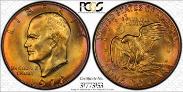 1972-D $1 MS66