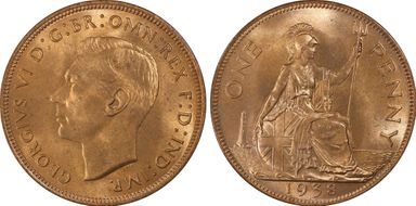 1938 1D S-4114 MS65+ RD