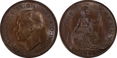 1945 1D S-4114 MS65BN