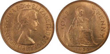 1953 1D S-4154 MS65RD