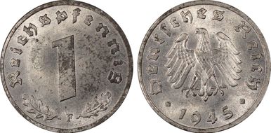 1945-F Pfg J-373b MS64