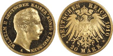 1910-A 20 Mk J-252 PR64DCAM