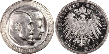 1911-F 3 Mk Wedding-High Bar J-177b PR65+ DCAM