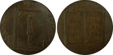 1793 Tk 1/2D DH-833a Middlesex, Spence's AU50BN