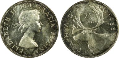 1953 25C No Strap MS64