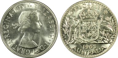 1963(m) Florin PR67