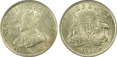 1926(m,sy) 6D 2 w/o Serif MS62