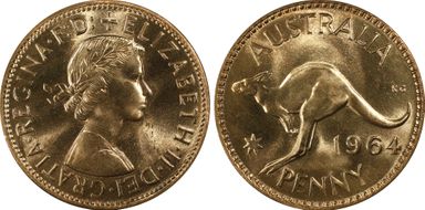 1964 (m) 1D KM-56 MS66RD