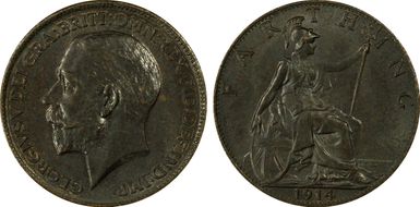 1914 1/4D S-4059 Blackened finish MS64