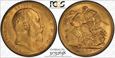 1907-P Sov S-3972 MS63+