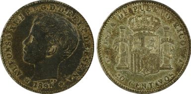 1895-PG V 20C KM-22  Ag XF45