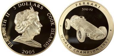 2005 $5 Ferrari F2 PR68DCAM