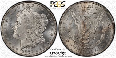 1878-S $1 MS62