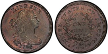 1798/7 1C S-151 MS62RB