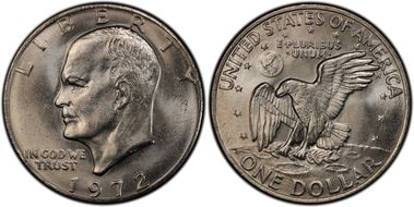 1972 $1 Type 1 MS64