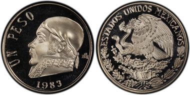 1983-Mo Peso KM-460 Closed 8 PR69DCAM