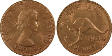 1964 (m) 1D KM-56 MS65RD