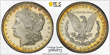 1883-O $1 MS63DMPL