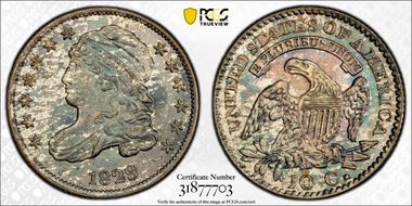 1829 10C JR-2 MS67