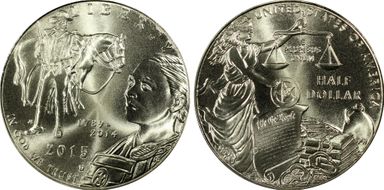 2015-D 50C U.S. Marshals Service MS70