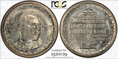 1950-S 50C Booker T. Washington MS67+