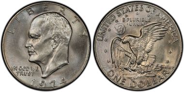 1974 $1 MS66+