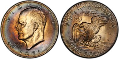 1971 $1 MS65+