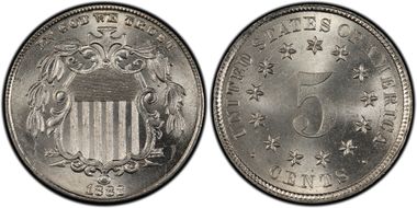 1882 5C MS66