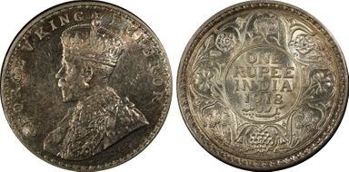 1918(C) Rupee SW-8.41 Prid-214 MS62