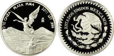 2011-Mo 1/10 oz Libertad Ag PR69DCAM