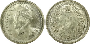 1942(B) Rupee SW-9.20 MS63