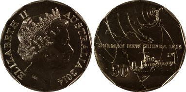 2014 50C German New Guinea MS67