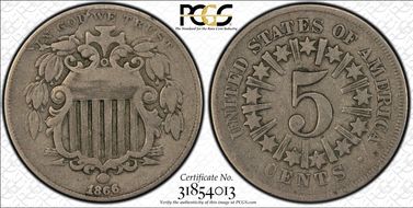 1866 5C Rays F12