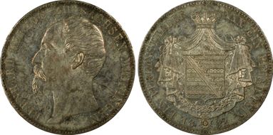 1862 Thaler KM-167 Dav-838 MS62