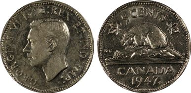 1947 5C Maple Leaf AU58