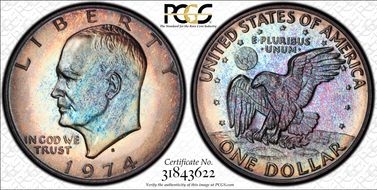 1974-S $1 Silver PR68CAM