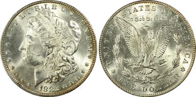 1882 $1 MS63