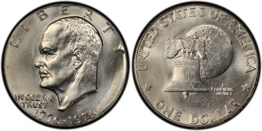 1976-D $1 Type 1 MS66+