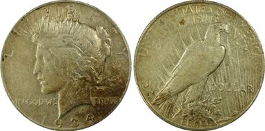 1934-S $1 XF40