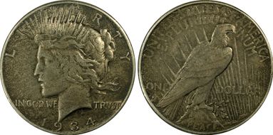 1934-S $1 XF40