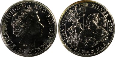 2009 £2 S-BF7 Britannia Ag MS69