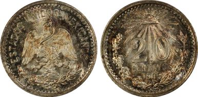 1905-M 20C KM-435 MS66