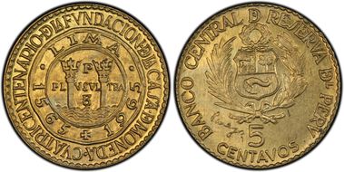 1965 5C 400th Ann Lima Mint KM-290 PR66